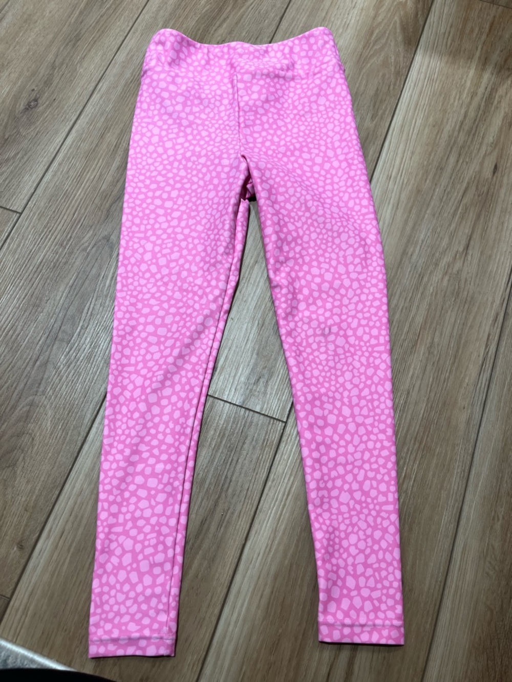 Bloch Dance: Pink Pebble Print Girls' Leggings